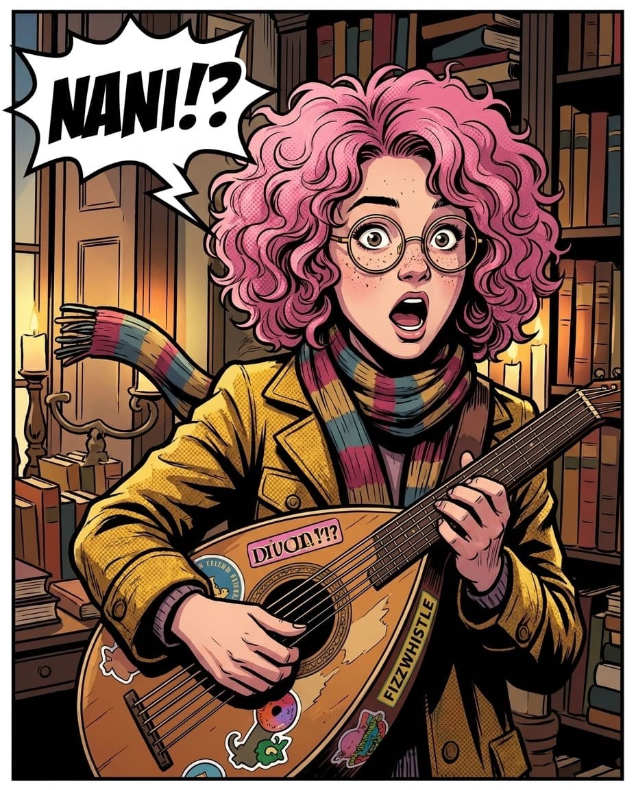 Lili in the comic style
