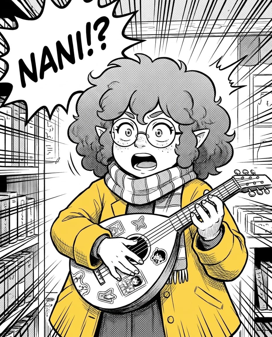Lili in the manga style